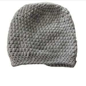 Handmade, new, never worn, toque hat, crochet, grey
